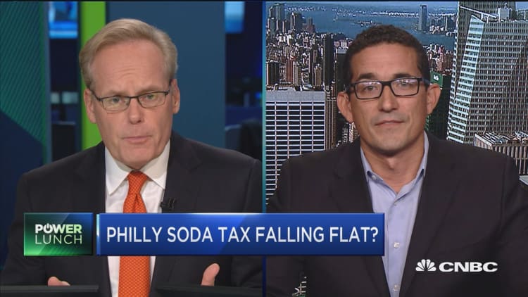 Philadelphia soda tax falling flat