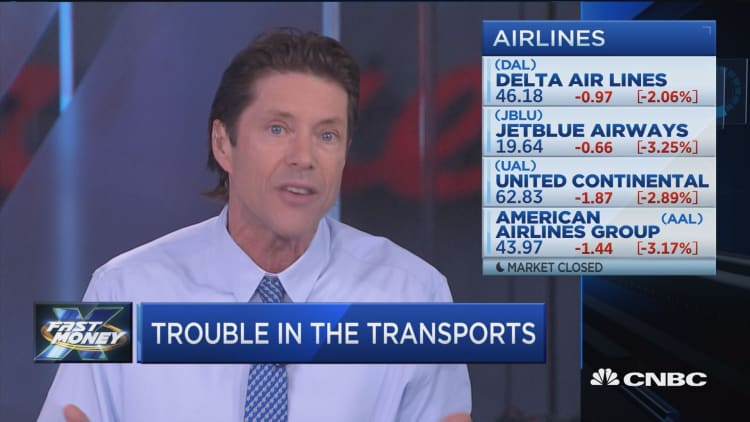Are the transports signaling more trouble ahead for the market?