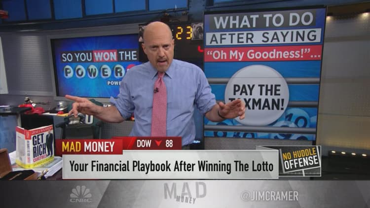 Cramer's lucky 7 rules for the winner of the $700 million Powerball jackpot