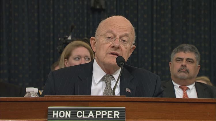 Trump lashes out at former intelligence chief Clapper after he questions president's 'fitness'