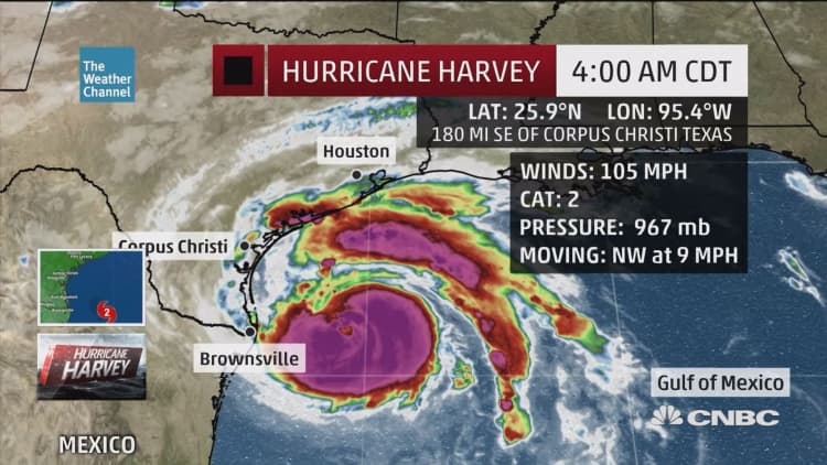 Hurricane Harvey's expected impact on the energy markets