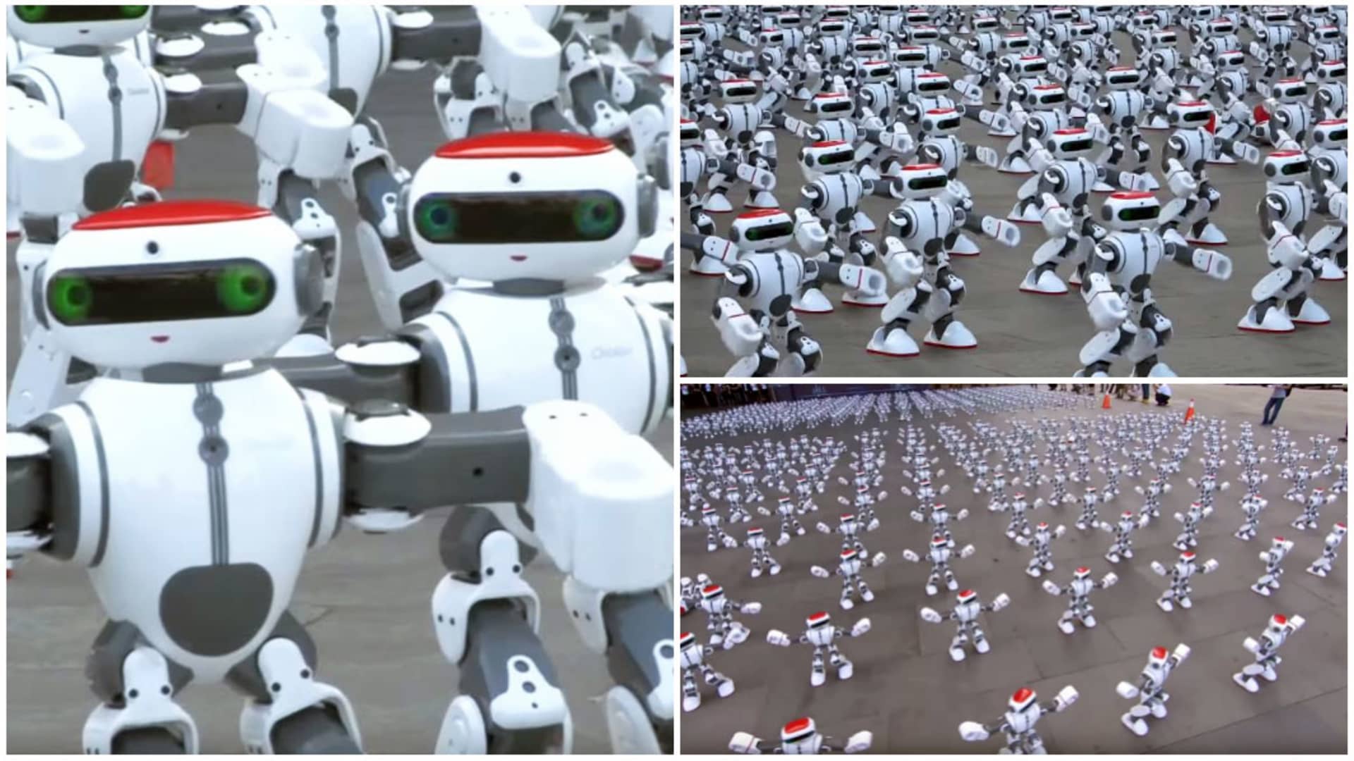 Watch 1,069 dancing robots break the Guinness World Record