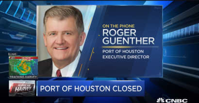 Port of Houston closed due to Harvey
