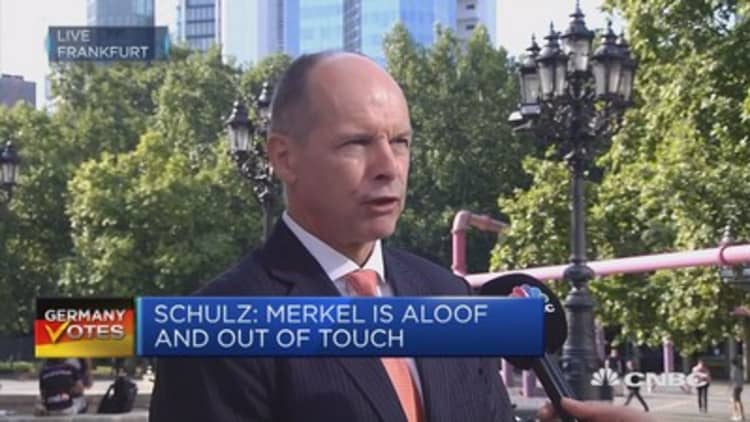 Very unlikely Schulz will succeed by attacking Merkel: Deutsche Bank