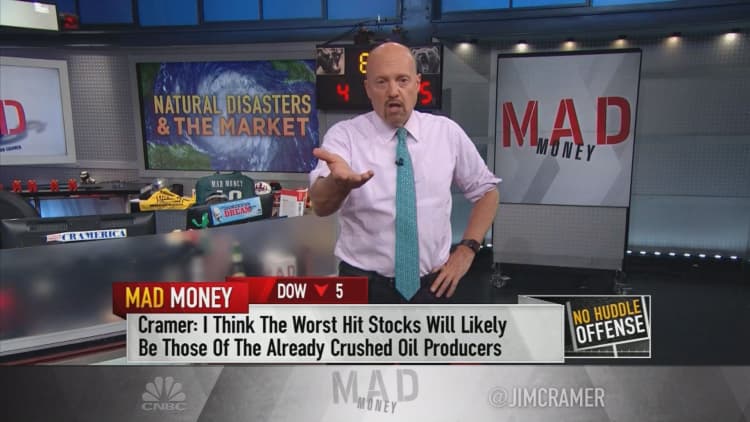 Cramer tracks Hurricane Harvey's impact on stocks
