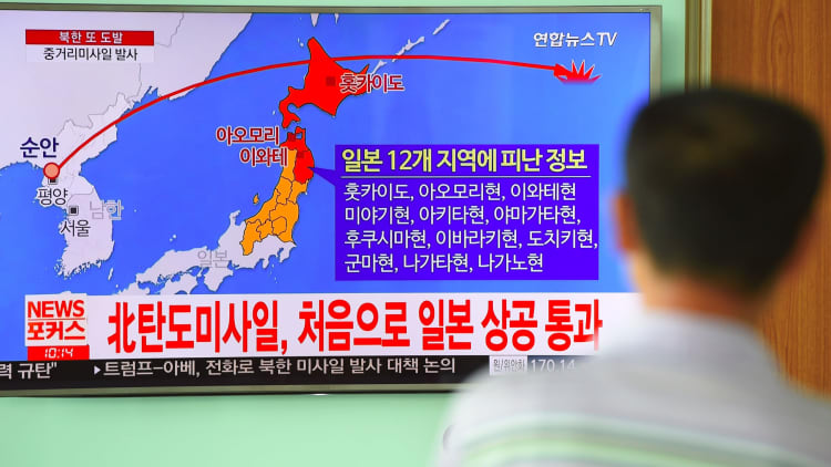 Pentagon holds briefing on Hurricane Harvey relief, North Korea missile