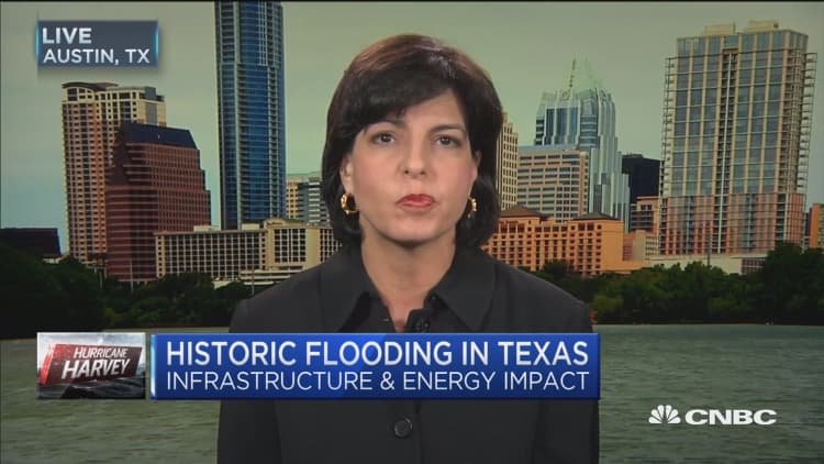 Harvey flooding impacts infrastructure and energy