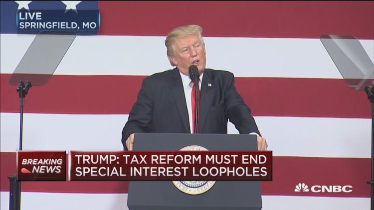 Trump: You must vote out Sen. McCaskill if she doesn't support tax reform