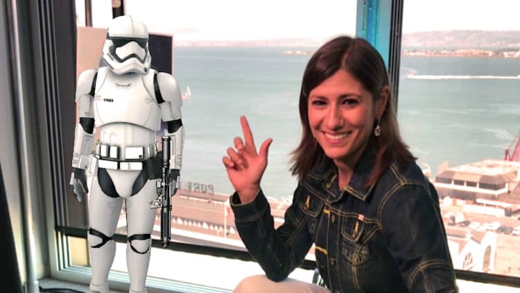 Here's how to meet the Star Wars characters from the comfort of your phone