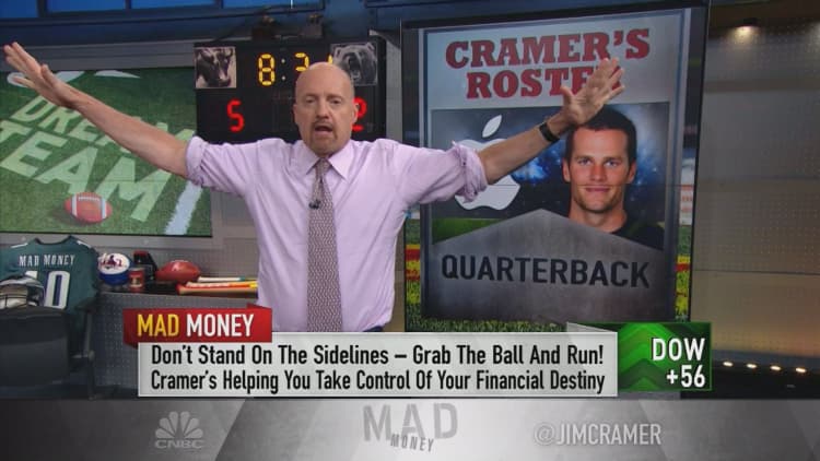 Cramer drafts a dream team of stocks in the spirit of fantasy football