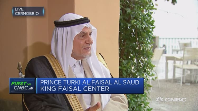 We’re still dealing with the world today as it was in 1945: Prince Turki