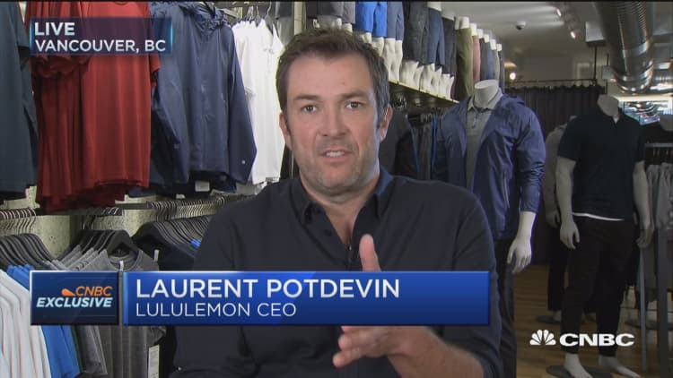 Lululemon CEO: More and more people want to live an athletic lifestyle