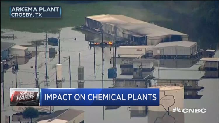 How safe is the area around the Arkema chemical plant?