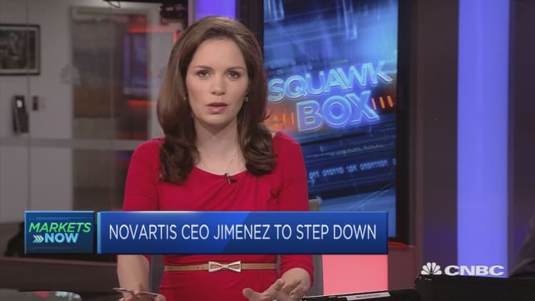 Novartis CEO Joseph Jimenez to retire in 2018