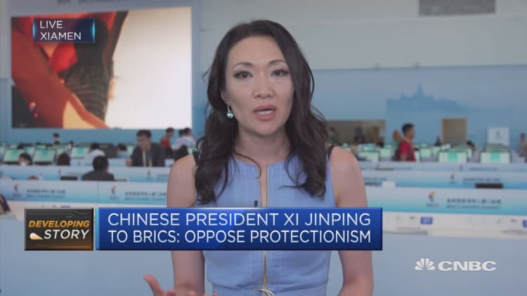 Oppose protectionism, Chinese President Xi Jinping tells BRICS summit