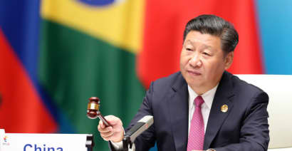 China's Xi warns BRICS nations on 'inward-looking' countries