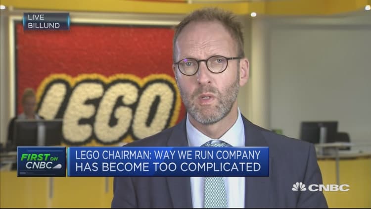 LEGO chairman: Person to blame for poor outcomes is me