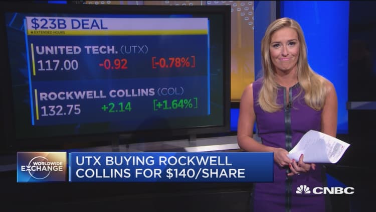 United Technologies to buy Rockwell Collins