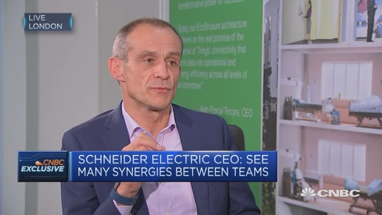 Schneider Electric CEO: See many synergies between teams
