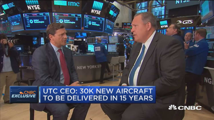 United Technologies CEO: Not looking at M&A now