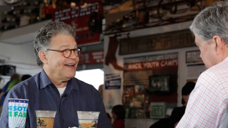 Minnesota Senator Al Franken sits down with John Harwood and dishes about Trump, Saturday Night Live and running for President