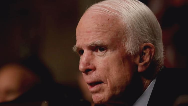 McCain condemns Trump's move to end DACA; other GOP leaders say they'll pass larger reform