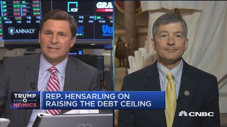 We will never as a nation default on our sovereign debt: Rep. Jeb Hensarling