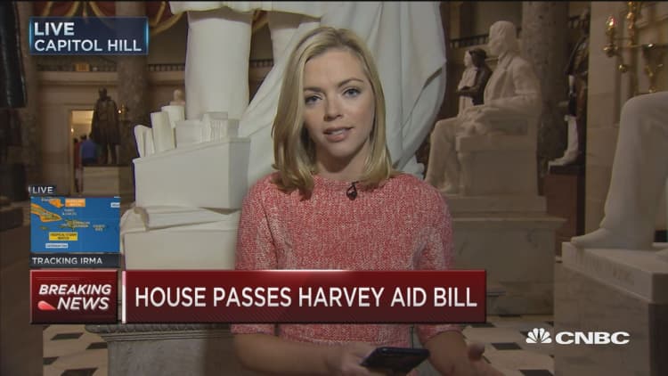 House of Representatives have enough votes to pass Harvey relief bill