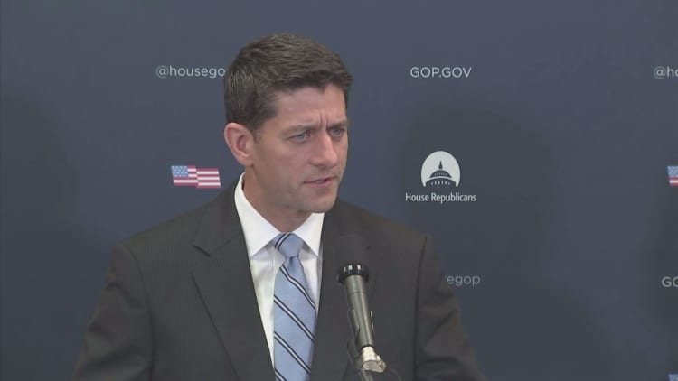 Paul Ryan calls Democrats' debt ceiling proposal 'ridiculous' and 'unworkable'