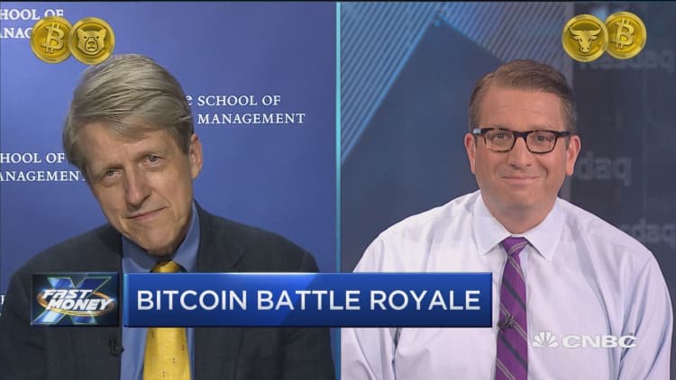 Trader takes on Nobel Prize winner who says bitcoin is in a bubble