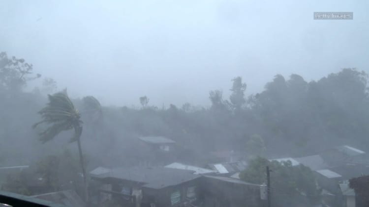 Hurricane Irma lashes Caribbean islands