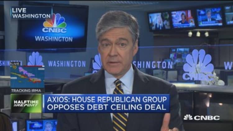 Axios: House Republican group opposes debt ceiling deal