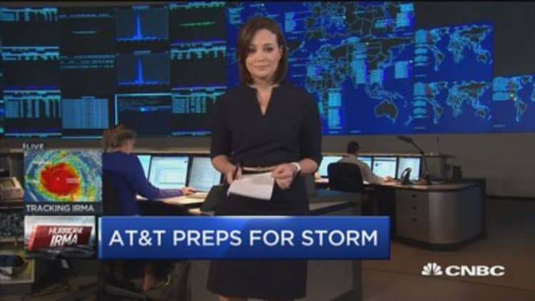 AT&T keeps eye on storm with drone technology