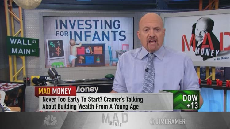 Cramer explains why investing for kids can have a huge payoff