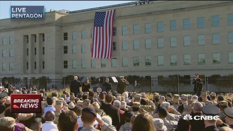 President Trump participates in 9/11 observance at Pentagon