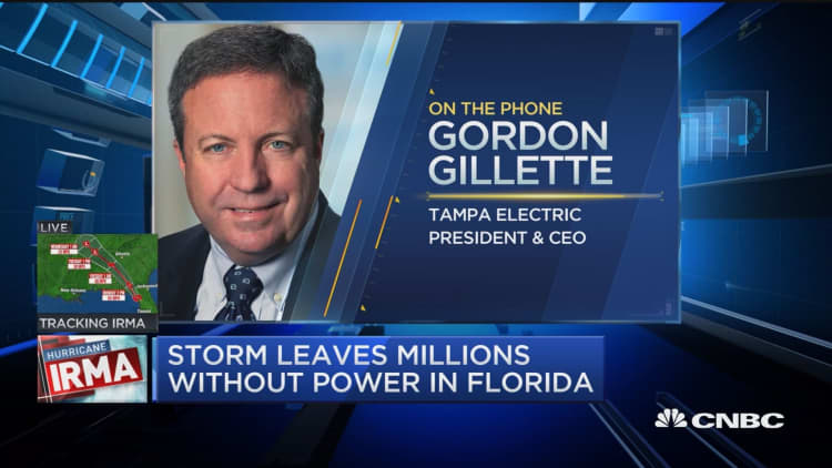Tampa Electric CEO: 45% of our customers are without power
