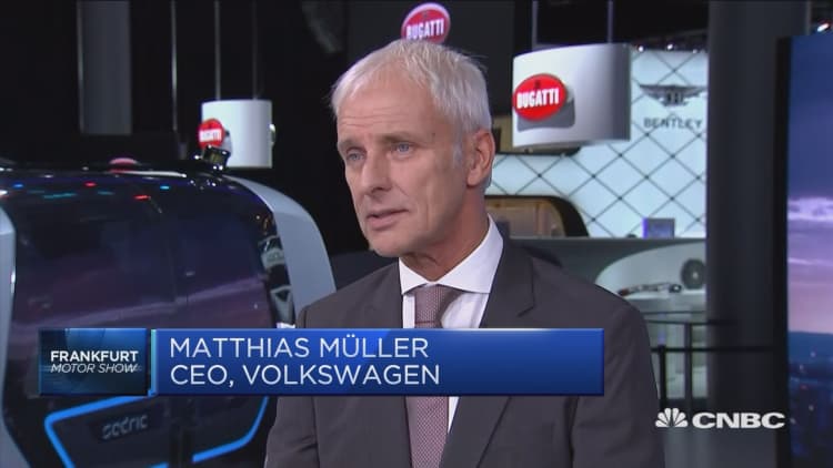VW CEO: Tesla business model not a threat to us