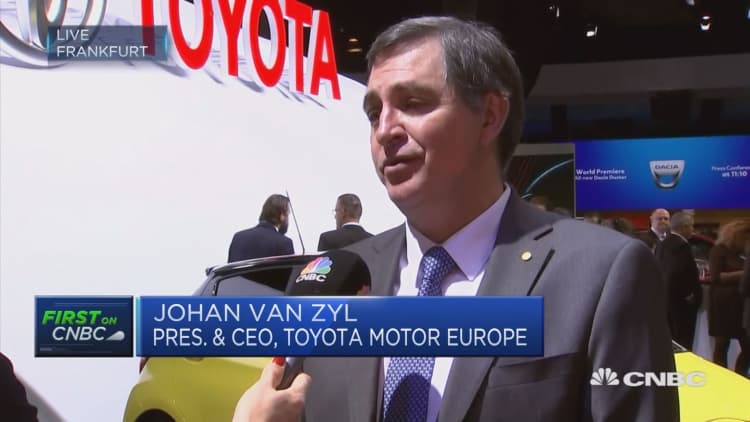 Toyota Europe CEO: We see a move towards electrification