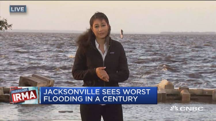 Jacksonville flood water may takes several days to recede