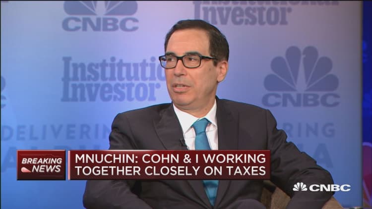 Treasury Secretary Steven Mnuchin: Our hope is to reach bipartisan deal on taxes