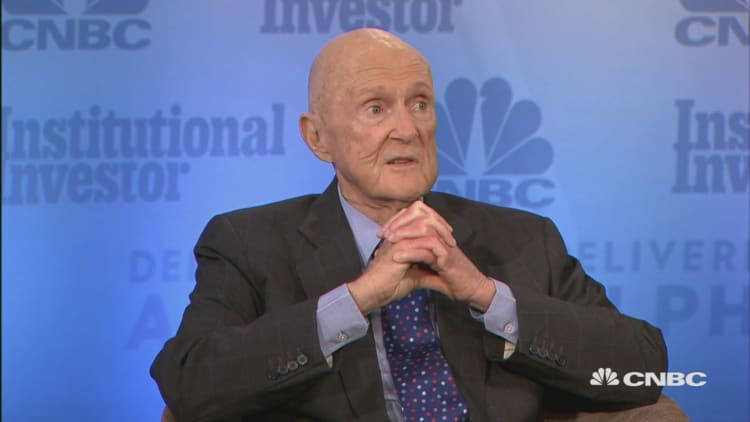Tiger Management's Julian Robertson: Market is very high on a historic basis