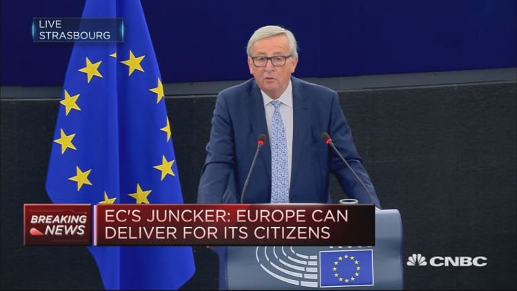 European Commission 'careful not to kill growth', President Juncker says