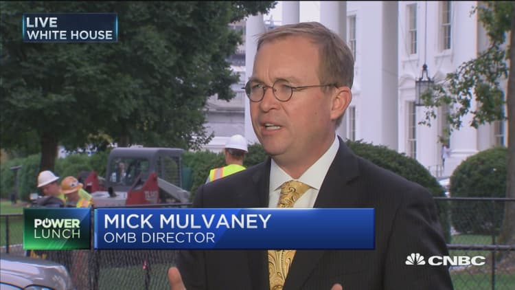 Mick Mulvaney: We want to see a corporate tax rate that brings companies back to the US