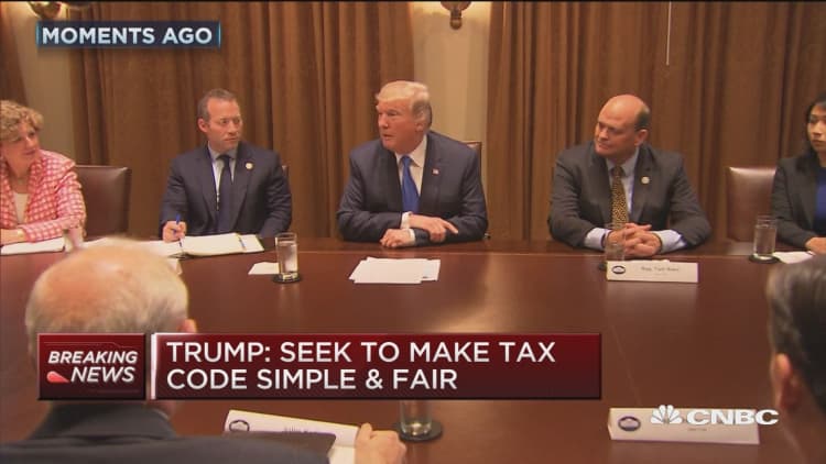 Trump on tax reform: We want a 15 percent corporate tax rate