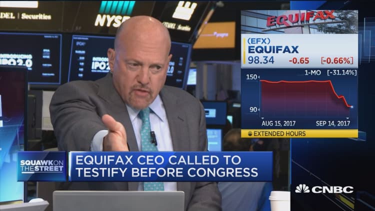 Equifax CEO should be fired: Jim Cramer