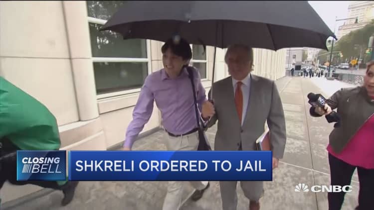 Martin Shkreli ordered to jail