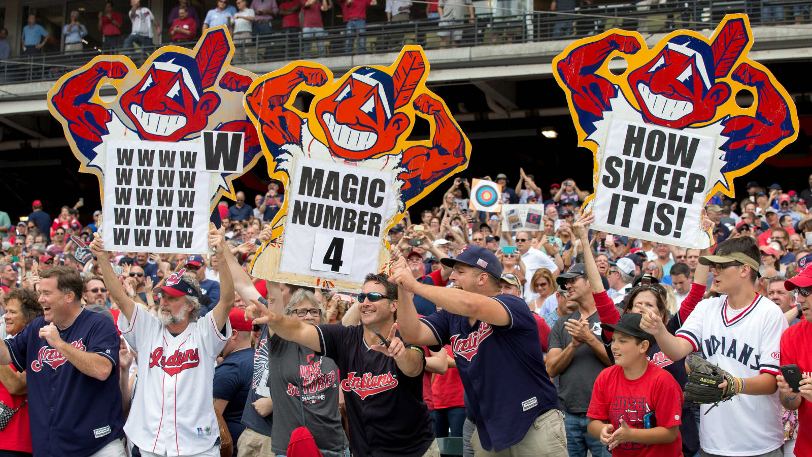 Cleveland Indians break American League record, but stadium still