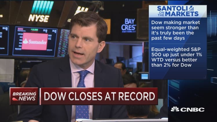 S&P closes at record