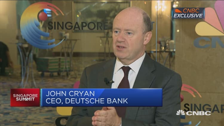 Markets not pricing actual volatility, Deutsche Bank CEO says
