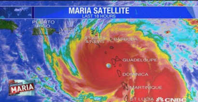 Hurricane Maria slams Dominica as Cat 5 storm